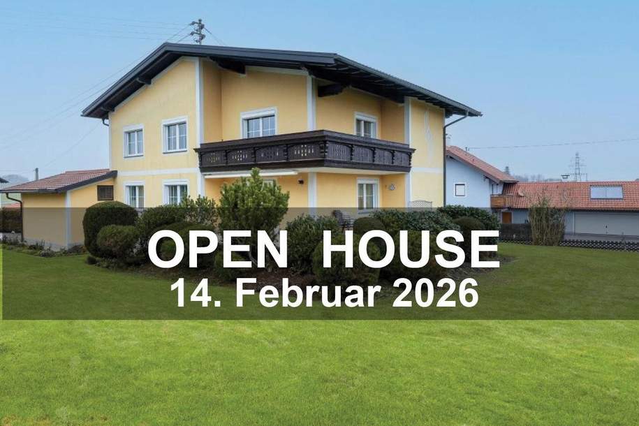 Stilvolles Ein- Zweifamilienhaus mit Doppelgarage und großen Garten, Haus-kauf, 620.000,€, 5142 Braunau am Inn