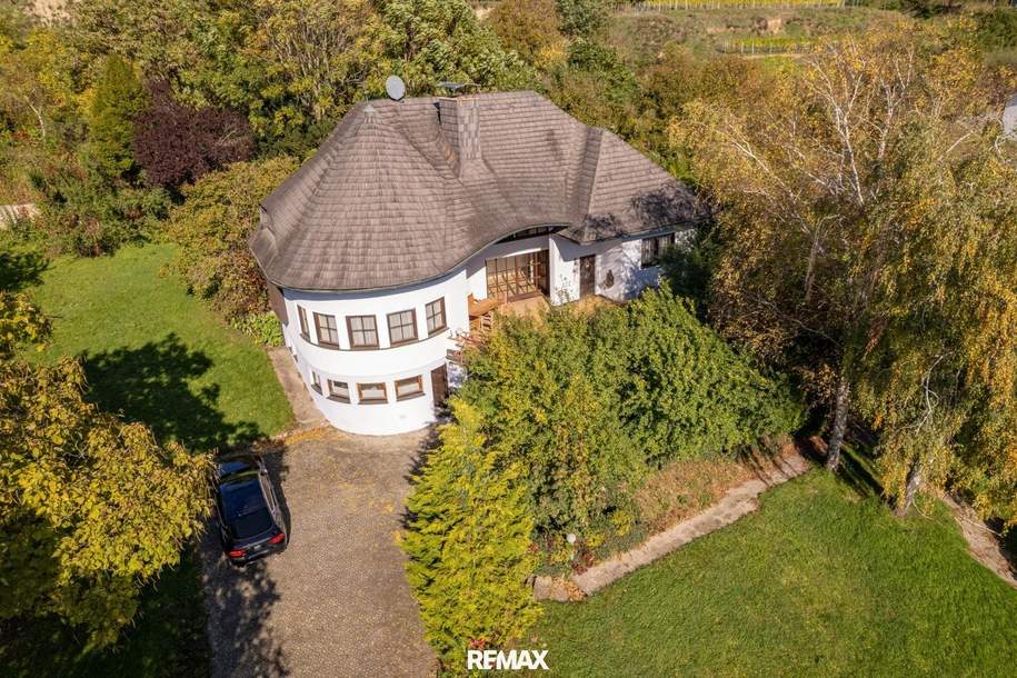 Einzigartiges Haus in Südlage mit unverbaubarem Fernblick auf leichter Hanglage, Haus-kauf, 625.000,€, 3470 Tulln