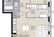 U-Bahn U1 Kagran - Sauna - Loggia - Fitnessraum - Deckenkühlung - Pool am Dach
