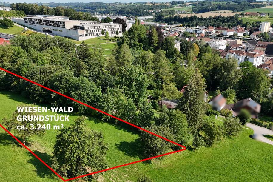 Grüne Idylle für Zukunftsinvestoren - Im Zentrum von Grieskirchen!, Grund und Boden-kauf, 4710 Grieskirchen