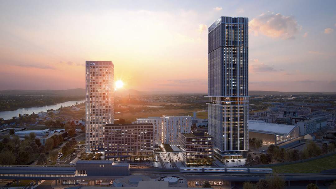 Exklusive Penthouse Wohnung auf 2 Etagen mit atemberaubenden Ausblick auf die Donau und die Innenstadt!