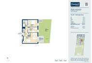 Wohnen im "Kleegarten"_ Schlüsselfertige, gut geschnittene 3-Zimmer-Gartenwohnung inkl. KÜCHE_T6_Provisionsfrei!