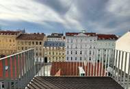 Sonnige Dachmaisonette mit Terrasse & Weitblick in 1100 Wien