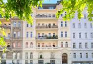 Entzückende Garconnière mit unverbaubarem Parkblick im prachtvollen Gründerzeithaus