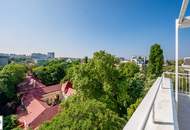 **Wohllebengasse: großzügige Dachgschosswohnung mit Terrasse u. Fernblick - Nähe Belvedere / Innenstadt **
