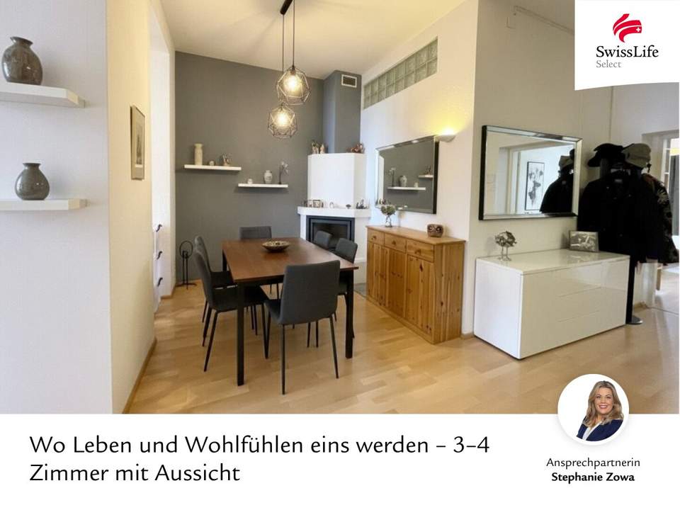 Urbaner Wohnkomfort trifft Freiraum | 3–4 Zimmer mit Kamin & großer Dachterrasse