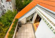 Großzügiges Penthouse auf Jahrhundertwendehaus mit großen Terrassen und Grünblick in Grinzing