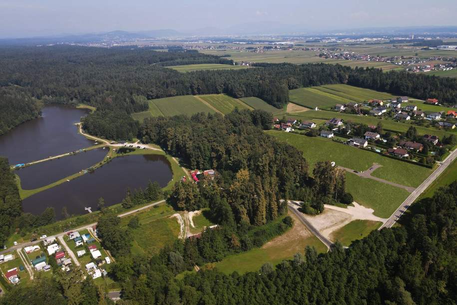 BAUTRÄGER aufgepasst! IDEAL für DOPPELHAUSHÄLFTEN in unmittelbarer Nähe zu den Wundschuher Seen! TOP Anbindung! VOLLERSCHLOSSENES und FLACHES BAUGRUNDSTÜCK!, Grund und Boden-kauf, 445.000,€, 8142 Graz-Umgebung