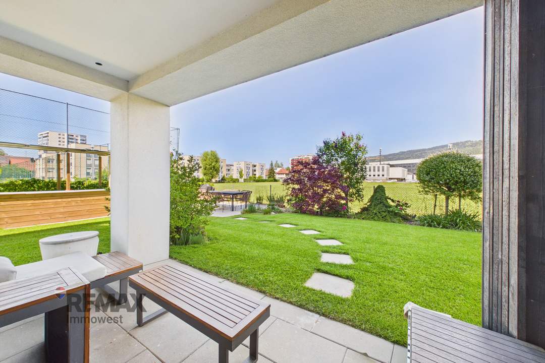 Urban wohnen, im Grünen leben - 3-Zimmer-Wohnung mit großzügigem Garten