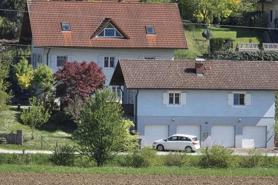 Ruhelage - 2 Häuser, 3 Einheiten, 4 Garagen - Open House 24.5.25 - von 11.00 bis 13.00 Uhr!, Haus-kauf, 398.000,€, 8081 Leibnitz