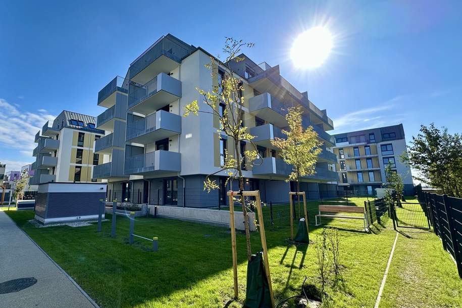 1 Monat Mietzinsfrei: Erstbezug im Grünen Nahe der U2 - zwischen Badeteich Hirschstetten &amp; Seestadt, Wohnung-miete, 1.199,00,€, 1220 Wien 22., Donaustadt