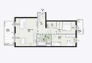 Zentral begehbare 3-Zimmer-Wohnung mit zwei Balkonen & Ost-West-Ausrichtung – BEIM DONAUUFER