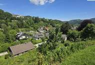Naturverbundenes Baugrundstück mit traumhaftem Ausblick in Aspang