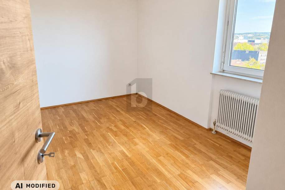WOHNEN ÜBER DEN DÄCHERN ? LICHTDURCHFLUTETER WOHNTRAUM MIT HERRLICHEM WEITBLICK, Wohnung-miete, 1.425,63,€, 4020 Linz(Stadt)