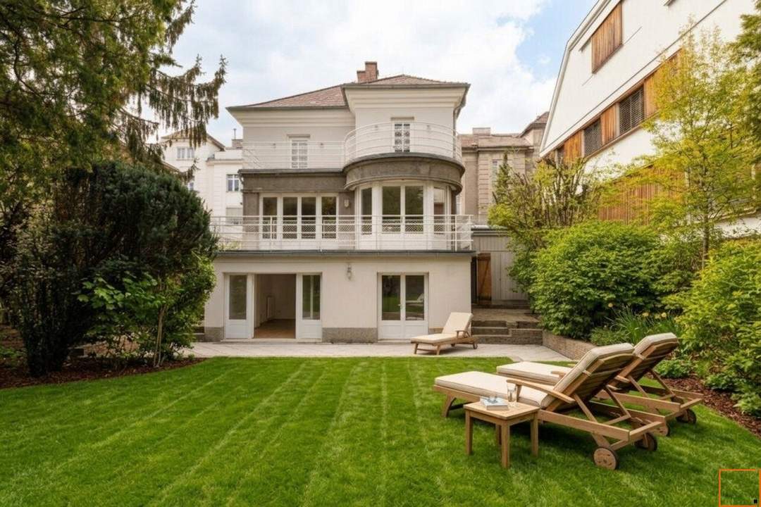 Bauhausvilla in zentraler Grinzinger Bestlage