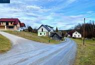 Besonderes Baugrundstück in Uttissenbach bei Zwettl - 4.519 ² Grundstücksfläche im Grünen