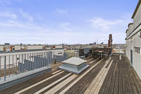 ++ TRAUMHAFT über WIEN ++ DREI Zimmer mit DACHTERRASSE, Wohnung-miete, 2.899,00,€, 1060 Wien 6., Mariahilf