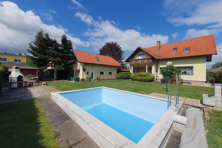 Ein Haus mit Pool, das Glück ist dein, hier wirst du stets zufrieden sein!, Haus-kauf, 649.000,€, 2602 Baden