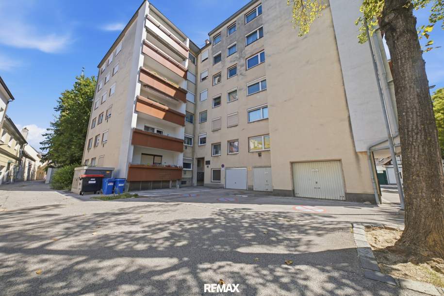 Zentraler geht es nicht! Großzügige 3-Zimmer-Wohnung mit Traumblick, Balkon und Garagenstellplatz, Wohnung-kauf, 225.000,€, 2000 Korneuburg