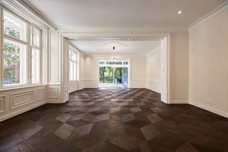 Herrschaftliches Wohnen am Schlosspark | Luxuriöses Altbaujuwel mit Gartenparadies | Privater Weinkeller, Wohnung-kauf, 2.750.000,€, 1130 Wien 13., Hietzing