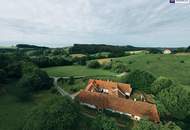 TRAUMHAFT! ECHTES SCHMUCKSTÜCK! Historischer Vierkanthof in der Thermenregion Bad Loipersdorf – Wo Natur, Geschichte und Exklusivität aufeinandertreffen
