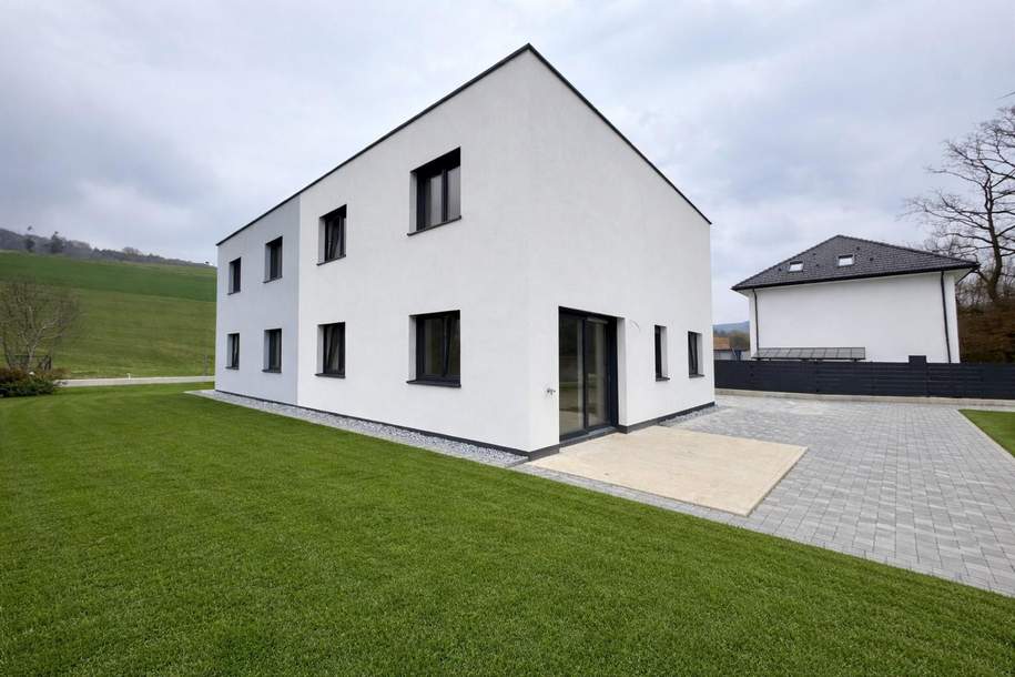 Neuer Preis! Neubau-Doppelhaus-Hälfte mit 4 Schlafzimmern!, Haus-kauf, 359.000,€, 3150 Sankt Pölten(Land)