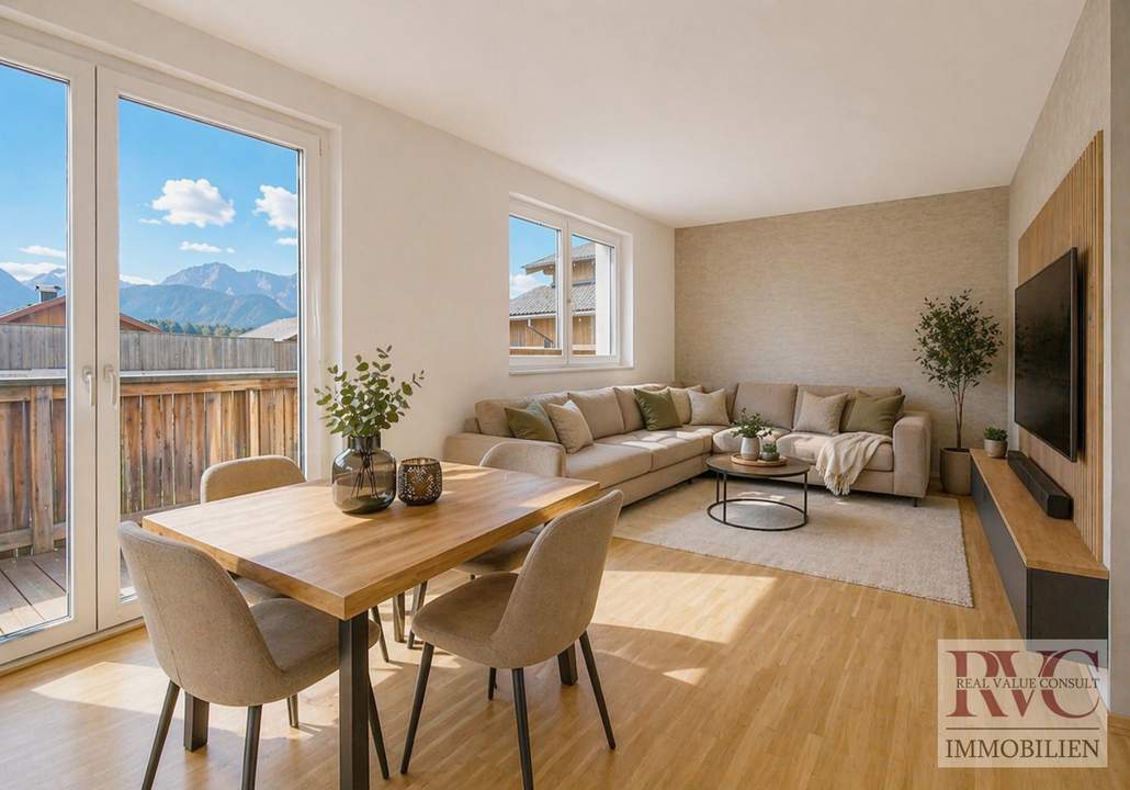 Wohnen in angenehmer Atmosphäre - Helle 3-Zimmerwohnung mit Balkon und Venedigerblick