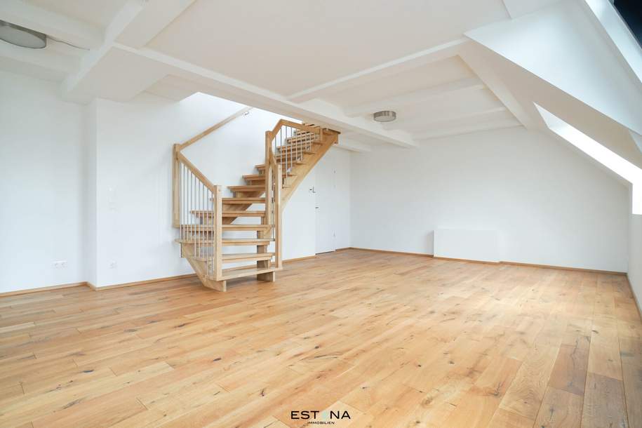 Offen gestalltete Dachgeschoss-Maisonette mit Wintergarten und Terrasse | Erstbezug, Wohnung-kauf, 689.000,€, 1100 Wien 10., Favoriten