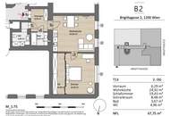 Brigittaplatz | Bezaubernde 2 Zimmer Altbau mit Potenzial &amp; Grünblick für unter € 3.650/m2