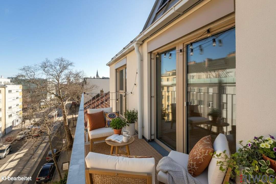 DG-ERSTBEZUG mit BALKON | Nähe Alte Donau | Hofseitige Schlafzimmer | Fernwärme | TG-Stellplatz optional | Ideal für Anleger oder Eigennutzer | Nachhaltiges Projekt