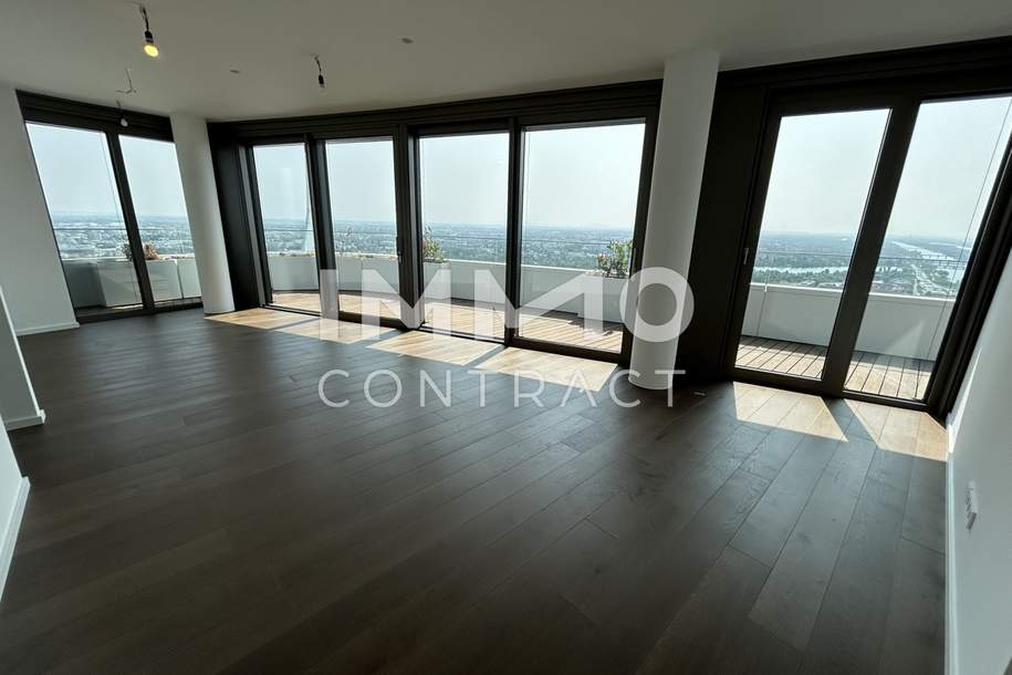 Hochwertige 3 Zimmer Wohnung mit großzügiger Freifläche und Blick auf die Alte Donau!, Wohnung-miete, 2.953,50,€, 1220 Wien 22., Donaustadt