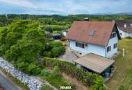 Einfamilienhaus in Mantscha bei Graz mit sonnigem Garten und schöner Aussicht