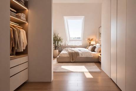 Ruhige Wohnung im letzten Liftstock mit Terrasse, Badezimmer mit Fenster, Wohnung-kauf, 295.100,€, 1140 Wien 14., Penzing