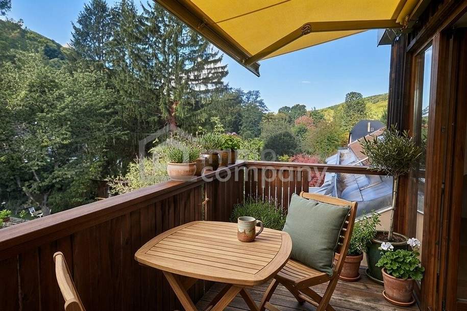 Dachgeschosswohnung - Single-Hit mit Balkon und Garten im Wienerwald 1140 Wien, Wohnung-miete, 1.060,00,€, 1140 Wien 14., Penzing