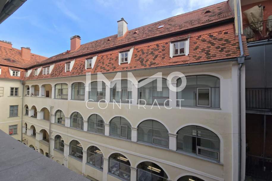 Bürofläche in zentraler Lage - Herrengasse 3 - Innenhof - Top 512, Gewerbeobjekt-miete, 896,93,€, 8010 Graz(Stadt)