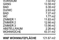 Geniale Gartenwohnung mit Fernblick - vier Zimmer - über 90 m² Freifläche und perfektem Grundriss! PROVISIONSFREI!