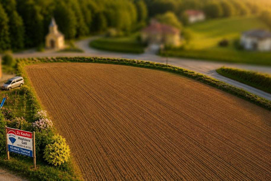 Schönes Grundstück im Südburgenland – Wohnen, wo andere Urlaub machen, Grund und Boden-kauf, 78.500,€, 8380 Jennersdorf