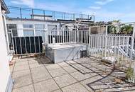TERRASSENHIT, DACHGESCHOSS, 81 m2 Maisonette mit 12 m2 Terrasse, 3 Zimmer, Küche, Galerie, Wannenbad, Augarten-Nähe