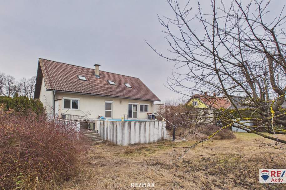 Einzugsbereites Haus mit großer Garage und großem Grundstück, Haus-kauf, 298.000,€, 2305 Gänserndorf