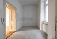 HOFRUHELAGE mit GRÜNBLICK | Sanierungsbedürftige Altbauwohnungen | 2x Balkon-Option (ges. ca. 17,8 m² baubewilligt) | Nähe Einsiedlerpark, U4, künftig U2