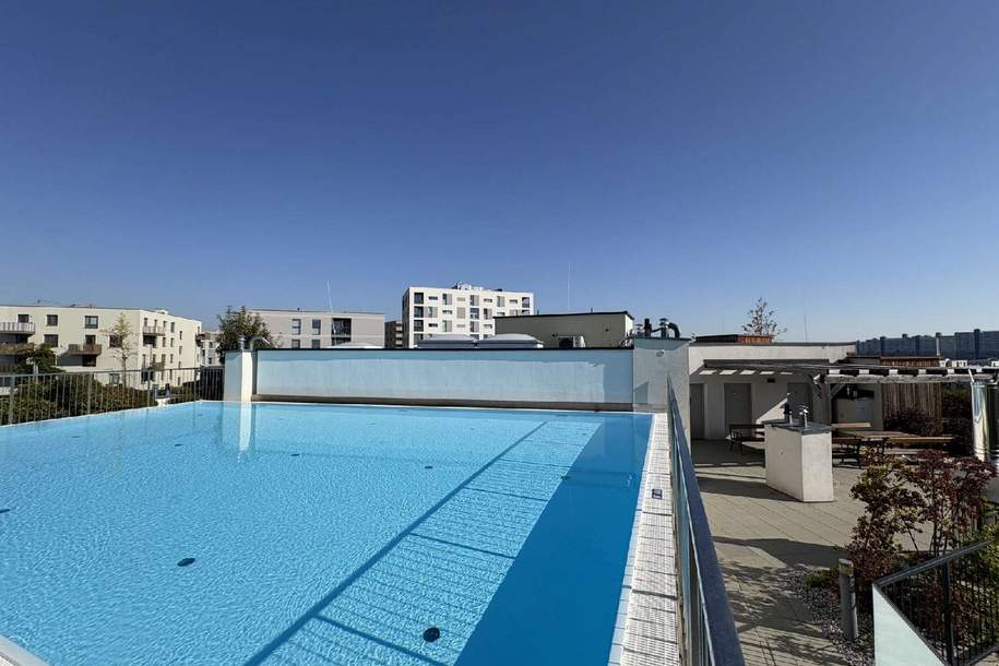 Pool am Dach - schöne 3 Zimmer Balkonwohnung in Atzgerdorf, Wohnung-miete, 1.349,00,€, 1230 Wien 23., Liesing