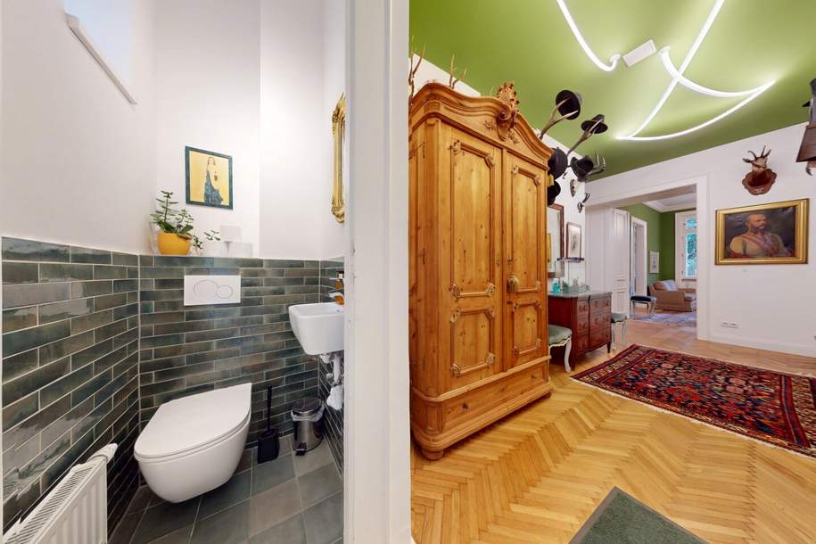 Prunkvolle 3-Zimmer Wohnung mit großzügiger Loggia I Gartenblick I Ruheoase I AirBnB Vermietung gestattet I 360° Rundgang Verfügbar, Wohnung-kauf, 699.000,€, 1140 Wien 14., Penzing