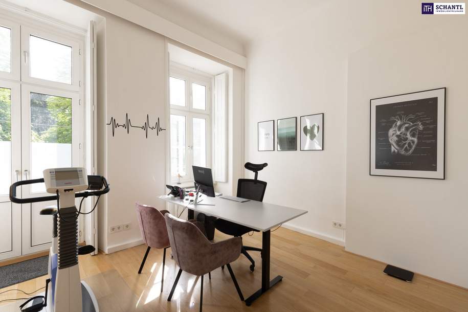 IHR SCHRITT IN DIE SELBSTSTÄNDIGKEIT! Etablierte Arztpraxis im Herzen von Graz! Praxisraum mit 34,61 m²! VIDEO-RUNDGANG vorhanden!, Gewerbeobjekt-miete, 800,00,€, 8010 Graz(Stadt)