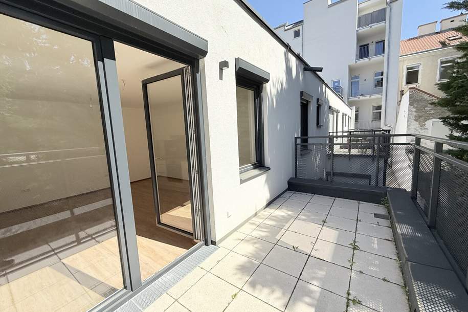Neuwertige 2-Zi-Wohnung mit Terrasse in 1210 Wien zur Miete! Anmietung MÖBLIERT oder UNMÖBLIERT möglich!, Wohnung-miete, 959,99,€, 1210 Wien 22., Donaustadt