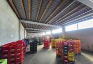 Lagerhalle mit Büros an der B1