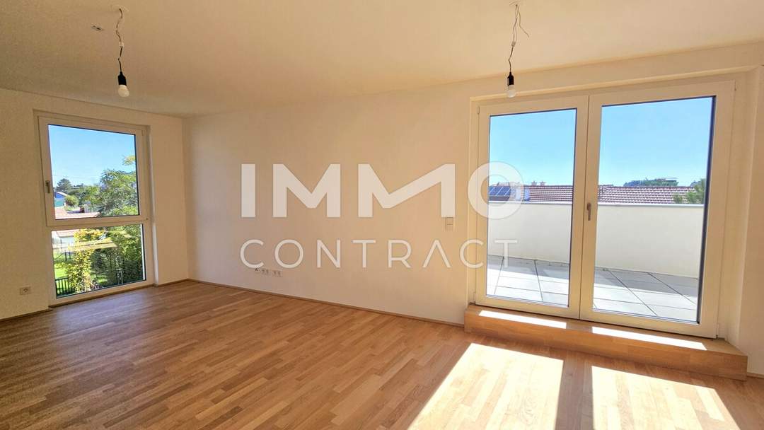 Stylische, großzügige 2-Zimmer-Dachgeschoss-Wohnung mit 23 m2 Südterrasse - Provisionsfrei!