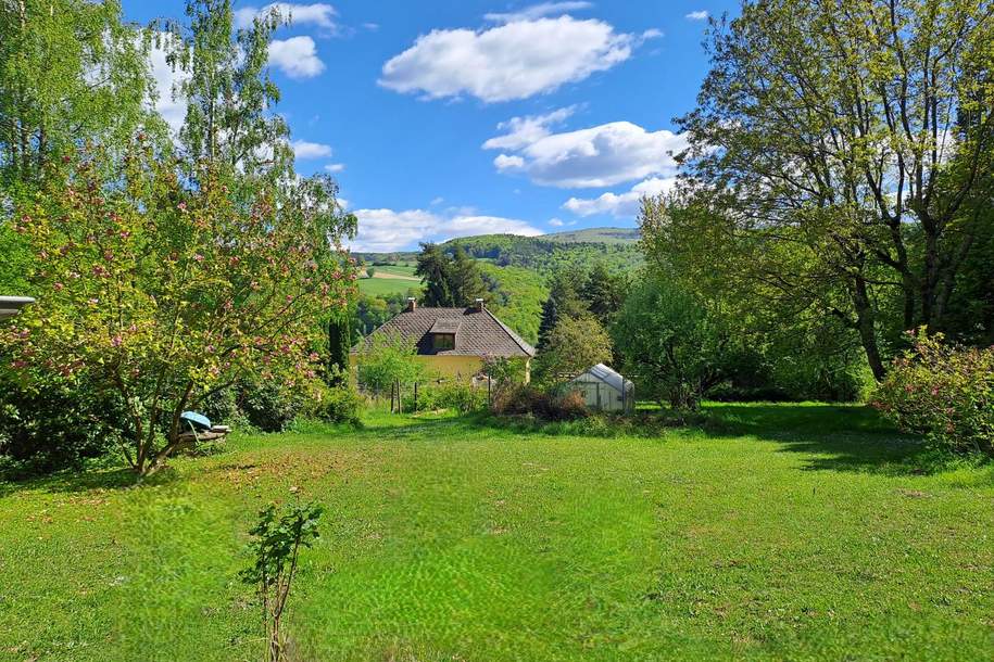 SONNIGE GROSSZÜGIGE LIEGENSCHAFT BESTEHEND AUS 2 GRUNDSTÜCKEN MIT SCHÖNEM AUSBLICK & POTENTIAL, Haus-kauf, 580.000,€, 3052 Sankt Pölten(Land)