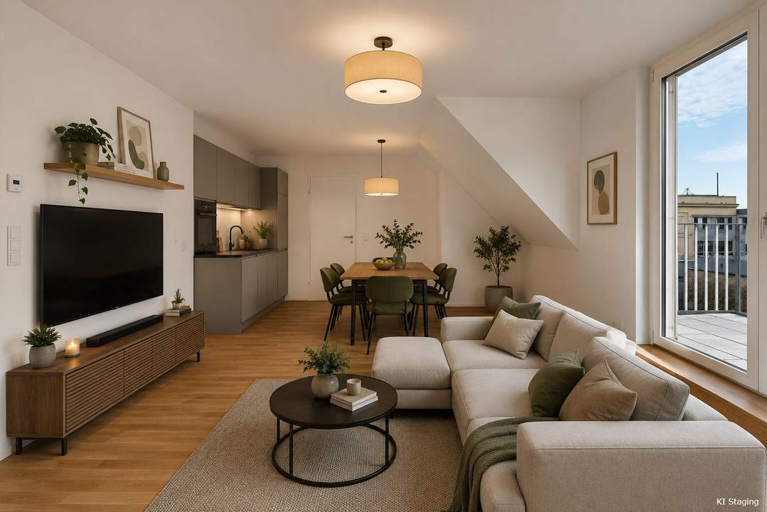 VORSORGE | 3 ZI DG Wohnung I Ausblick I Südausrichtung I Klima