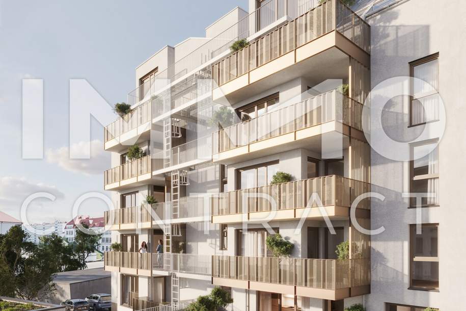 Erstbezug mit Freifläche – moderne 2-Zimmer-Wohnung für Anleger, Wohnung-kauf, 305.200,€, 1220 Wien 22., Donaustadt