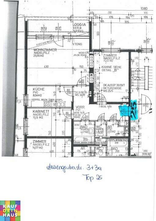 PROVISIONSFREIE GEFÖRDERTE 3 ZIMMERWOHNUNG